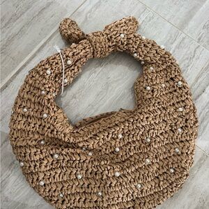Haute Hippie Tan Hobo Bag